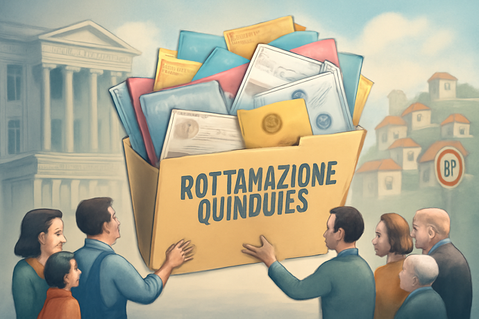Rottomazione Quinquies cartelle anni ric
