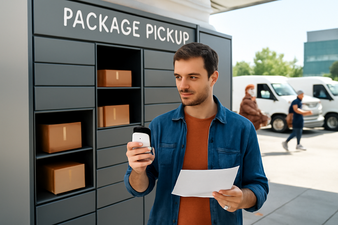 ritirare un pacco direttamente dal magaz