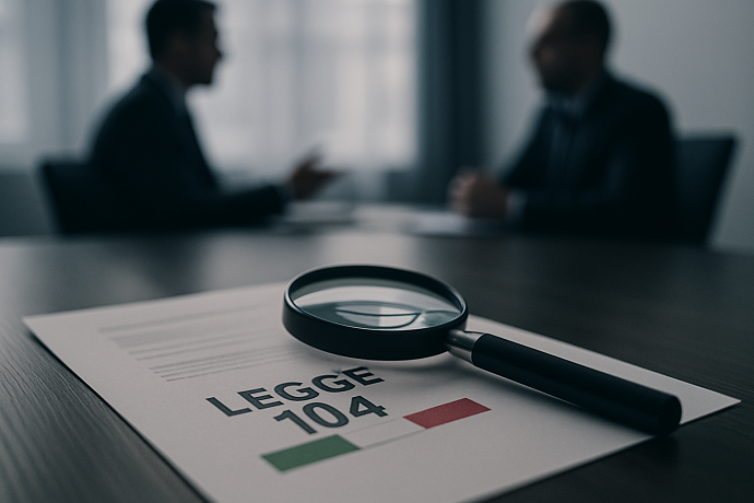 dipendente truffa legge 104 