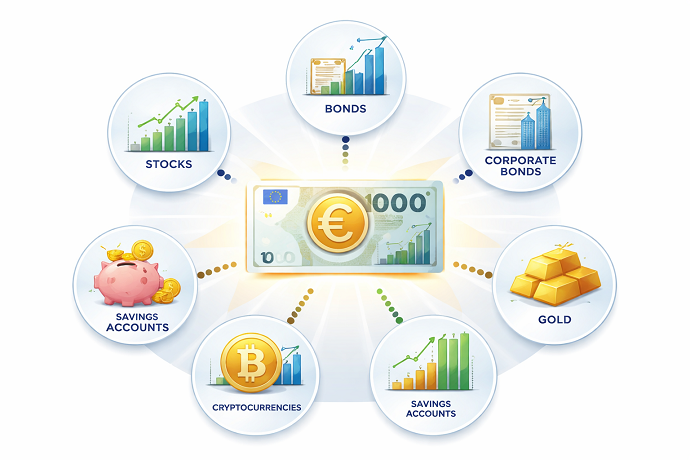 Btp, obbligazioni, oro o criptovalute