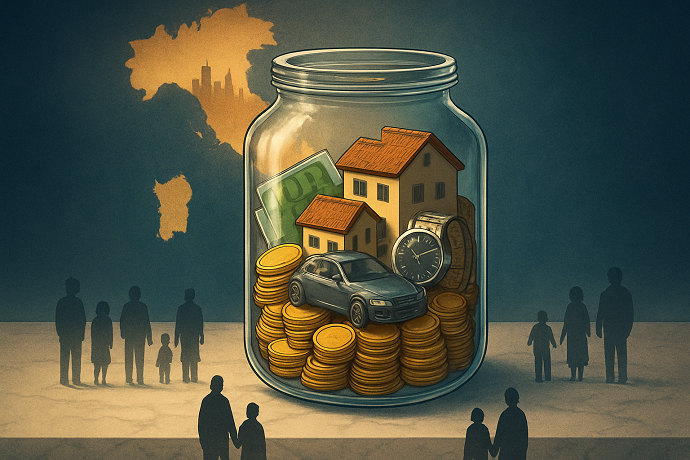 Ricchezza liquida immobili