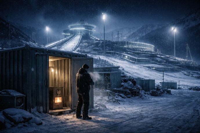 morto per freddo e gelo