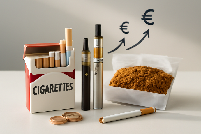 aumenti sigarette, e-cig, trinciato taba