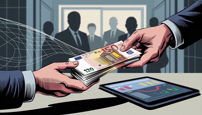 persona paga contanti segnalata