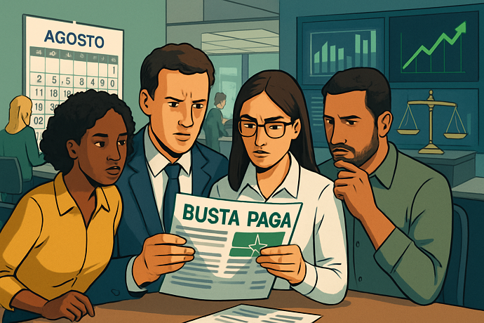 Stipendi Agosto 2025 dipendenti privati