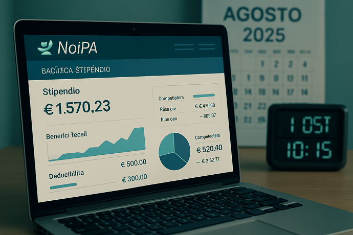 Stipendi Agosto NOIPA 2025