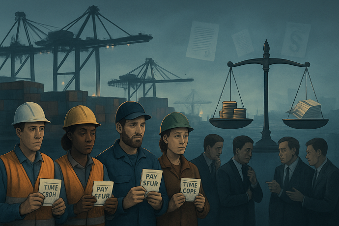 Stipendi portuali 18 anni arretrati rico