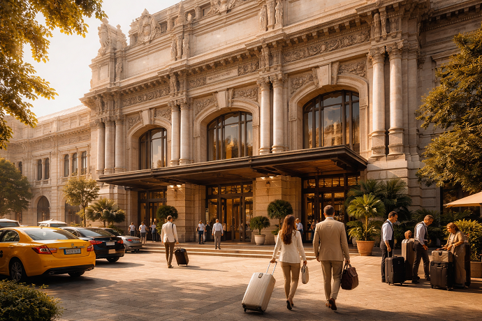 milano nuovo albergo nella stazione cent