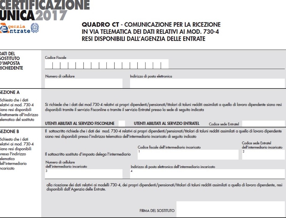 Certificazione unica 2017: cu ordinaria e semplificata (ex cud ... Dichiarazione dei redditi 2017 online