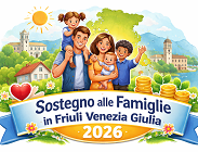 aiuti famiglie friuli venezia giulia 2026