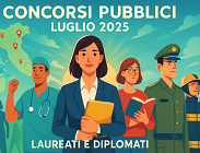 Concorsi pubblici Luglio 2025