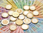 euro, monete, banconote, false
