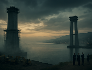 ponte di messina blocco lavori