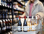 Vendita di vini al supermercato