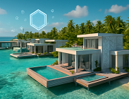 Resort alla maldive realizzato con Token e blockchain