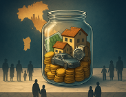 Ricchezza liquida immobili